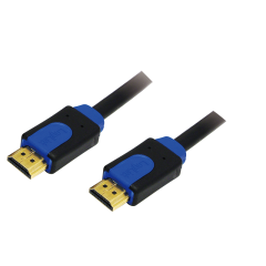 HDMI-Kabel, A/M zu A/M, 4K/30 Hz, schwarz/blau, 1 m
