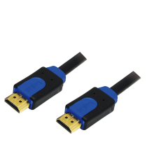 HDMI-Kabel, A/M zu A/M, 4K/30 Hz, schwarz/blau, 5 m