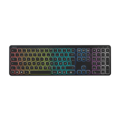 Tastatur mit Regenbogenfarben-Hintergrundbeleuchtung, 2,4...