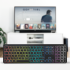 Tastatur mit Regenbogenfarben-Hintergrundbeleuchtung, 2,4 GHz