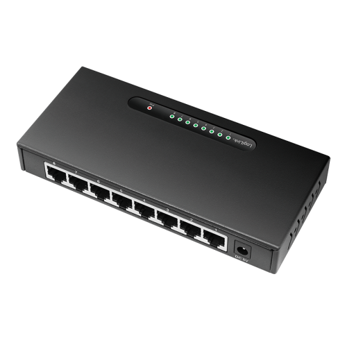 8-Port Gigabit Ethernet Desktop Switch, Metallgeh&auml;use