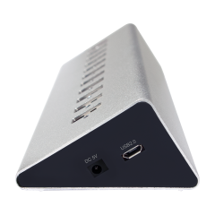 USB 2.0 High Speed Hub 10-Port + 1x Schnell-Ladeport