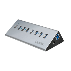 USB 3.0 Super Speed Hub 7 Ports + 1x Schnell-Ladeport