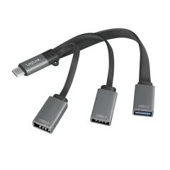USB-C Hub, 2x USB 2.0 A-Buchse + 1x USB 3.0 A-Buchse