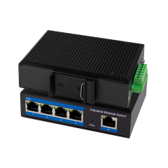 Industrie Gigabit Ethernet PoE-Switch, 5-Port,...