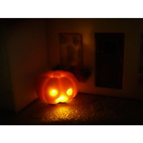 Halloween K&uuml;rbis mit Beleuchtung H0
