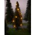 Weihnachtsbaum mit Lichterkette gelb beleuchtet H0