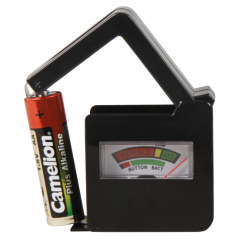 Batterietester McPower EL-BT 6 f&uuml;r AAA, AA, C, D, 9 V Batterien