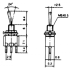 Micro-Kippschalter McPower, 250V/1A, 3-polig, 2 Stellungen: EIN / EIN