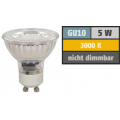 LED-Strahler McShine MCOB GU10, 5W, 400 lm, warmwei&szlig;