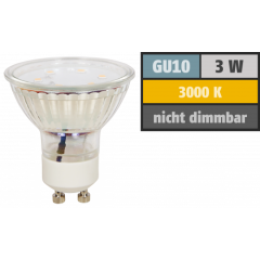 LED-Strahler McShine ET10, GU10, 3W, 300 lm, warmweiß