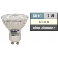 LED-Strahler McShine MCOB GU10, 2W, 220lm, neutralweiß