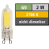 LED-Stiftsockellampe McShine, G9, 2W, 220lm, warmwei&szlig;