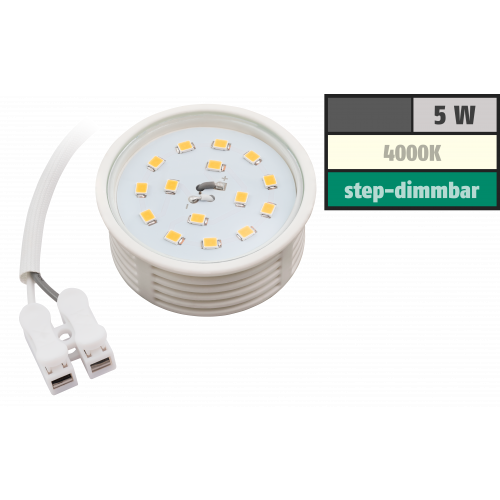 LED-Modul McShine, 5W, 400 Lumen, 230V, 50x23mm, neutralwei&szlig;, 4000K, step-dimmbar