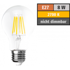 LED Filament Glühlampe McShine Filed, E27, 8W, 1055...