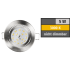 LED Einbauleuchte McShine Slim 82x28mm, 5W, 400lm, 4000K, Edelstahl geb&uuml;rstet