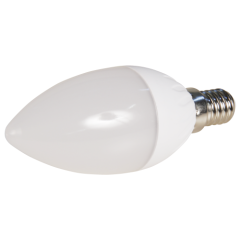 LED-Kerzenlampe McShine, E14, 5W, 400lm, 3000K, warmwei&szlig;, dimmbar 100/50/15%