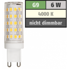 LED-Stiftsockellampe McShine, G9, 6W, 720lm, 4000K,...