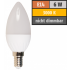 LED Kerzenlampe McShine, E14, 6W, 480lm, 160&deg;, 3000K, warmwei&szlig;, &Oslash;37x98mm
