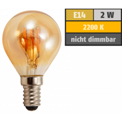 LED Filament Tropfenlampe McShine Retro E14, 2W, 150lm,...