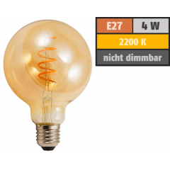 LED Filament Globelampe McShine Retro E27, 4W, 280lm,...