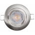 LED-Einbauleuchte McShine Eco-50 5W, 400lm, 3000K, Edelstahl geb&uuml;rstet
