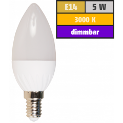 LED Kerzenlampe McShine, E14, 5W, 350lm, 160°, 3000K,...
