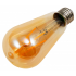 LED Filament Gl&uuml;hlampe McShine Retro E27, 4W, 400lm, warmwei&szlig;, goldenes Glas