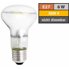 LED-Reflektorstrahler McShine, E27, R63, 6W, 620lm, 360&deg;, 3000K, warmwei&szlig;