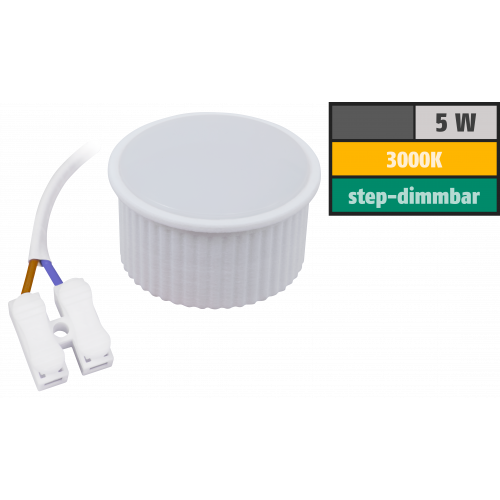 LED-Modul McShine PL-55 5W, 440Lumen, 230V, 50x25mm, warmwei&szlig;, step-dimmbar