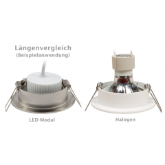 LED-Modul McShine PL-70 7W, 608Lumen, 230V, 50x25mm, warmwei&szlig;, 3000K