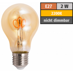 LED Filament Glühlampe McShine Retro E27, 2W, 160lm,...