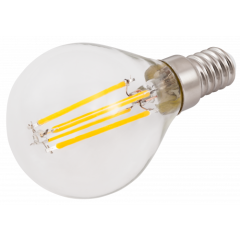 LED Filament Tropfenlampe McShine Filed E14, 6W, 600lm, warmwei&szlig;, dimmbar
