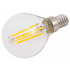 LED Filament Tropfenlampe McShine Filed E14, 6W, 600lm, warmwei&szlig;, dimmbar