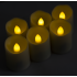 6er Set LED Kerzen McShine LC-06, inkl. Fernbedienung, Netzteil + Ladestation