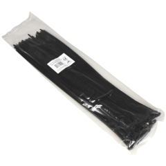 Kabelbinder McPower, schwarz, 370x3,6mm, 100er-Pack, UV best&auml;ndig