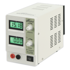 Labornetzgerät McPower NG-1620BL regelbar 0-15 V, 2...