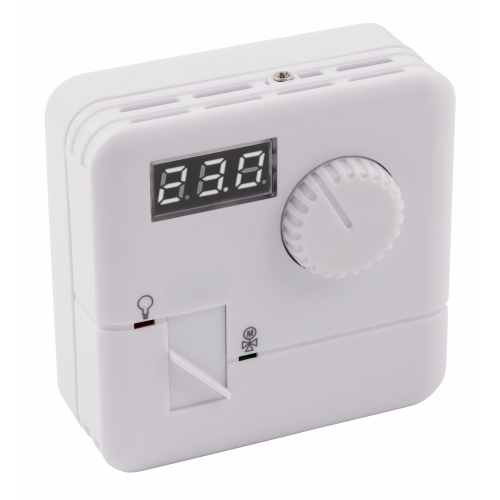 Steckdosen-Thermostat McPower TCU-440 5-30°C, 3500W, 230V, Kabel +  Außenfühler