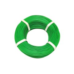 100m Litze Zwillingslitze 2x0,14mm² Grün einfarbig