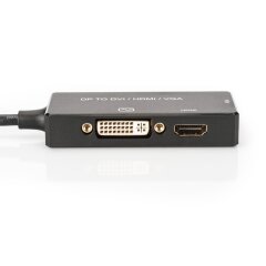DisplayPort Konverterkabel, DP - HDMI+DVI+VGA M-F/F/F,...