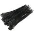 Kabelbinder 200mm x 3,5mm, schwarz, 100er Pack, hohe Zugkraft, UV fest