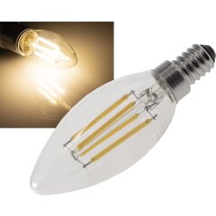 LED Kerzenlampe E14 "Filament K4", 3000k,...