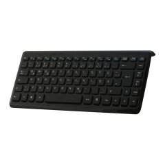 Perixx PERIBOARD-407 DE B, Mini USB-Tastatur, schwarz