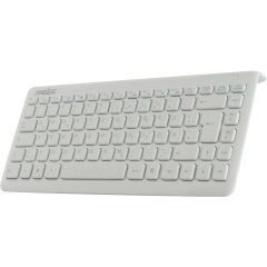 Perixx PERIBOARD-407 DE W, Mini USB-Tastatur, weiß