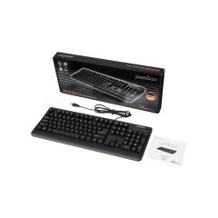 Perixx PERIBOARD-517 DE, Wasser- und staubdichte USB-Tastatur, IP65, schwarz