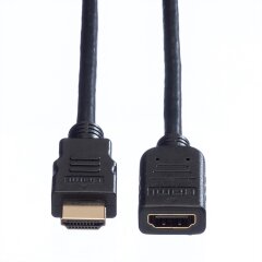 VALUE HDMI High Speed Verl&auml;ngerungskabel, mit Ethernet, ST-BU, 5 m