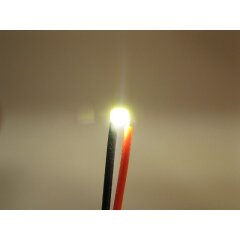 SMD LED 0603 warmwei&szlig; mit 10cm Kabel