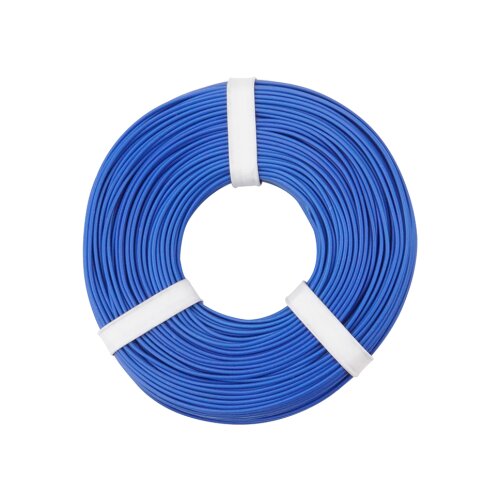 10m Kupferschaltlitze 0,25mm&sup2; (14 x 0,15 mm) blau