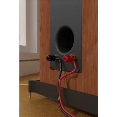 Lautsprecherkabel rot;schwarz CU 25 m, Querschnitt 2 x 0,5 mm&sup2;