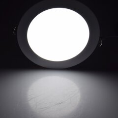 LED Panel Einbauleuchte rund &Oslash; 17cm neutralwei&szlig;